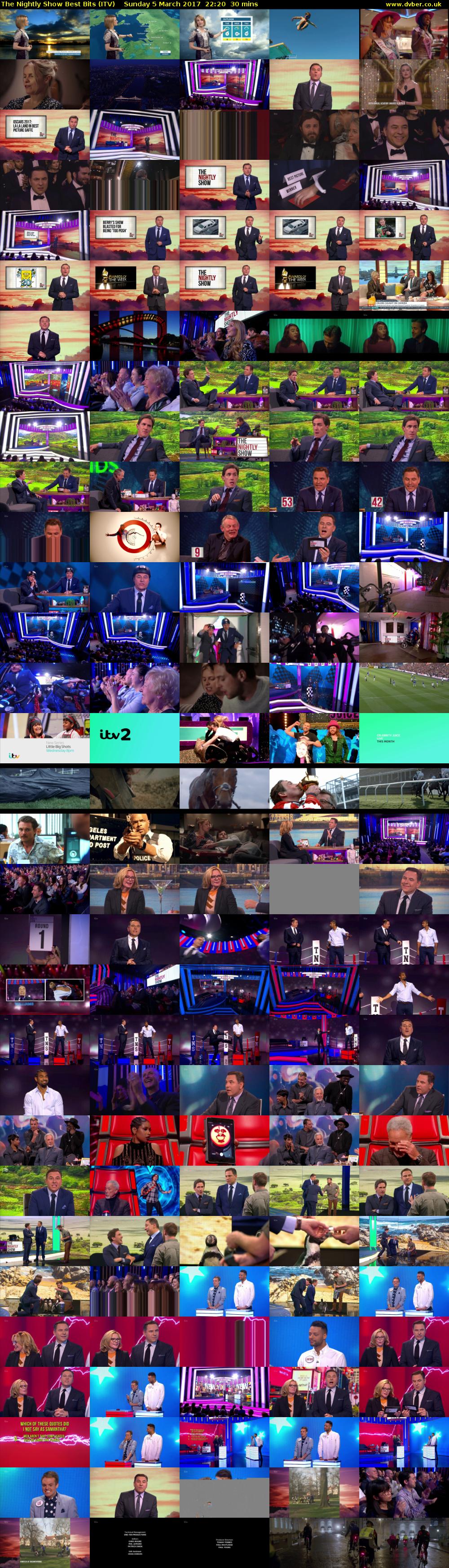 The Nightly Show Best Bits (ITV) Sunday 5 March 2017 22:20 - 22:50