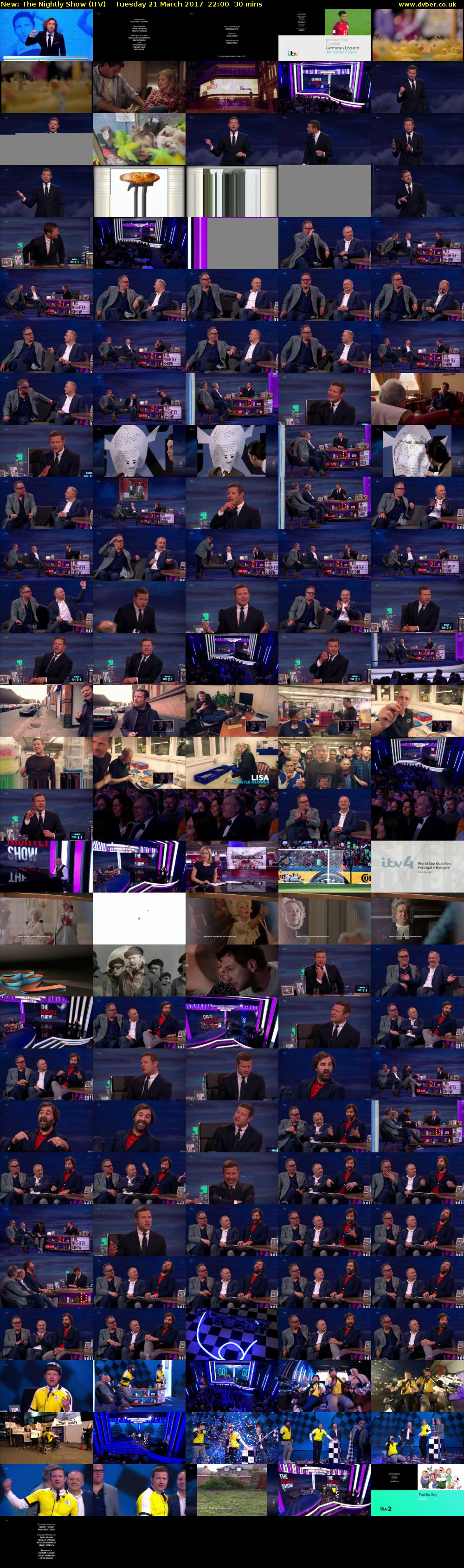 The Nightly Show (ITV) Tuesday 21 March 2017 22:00 - 22:30