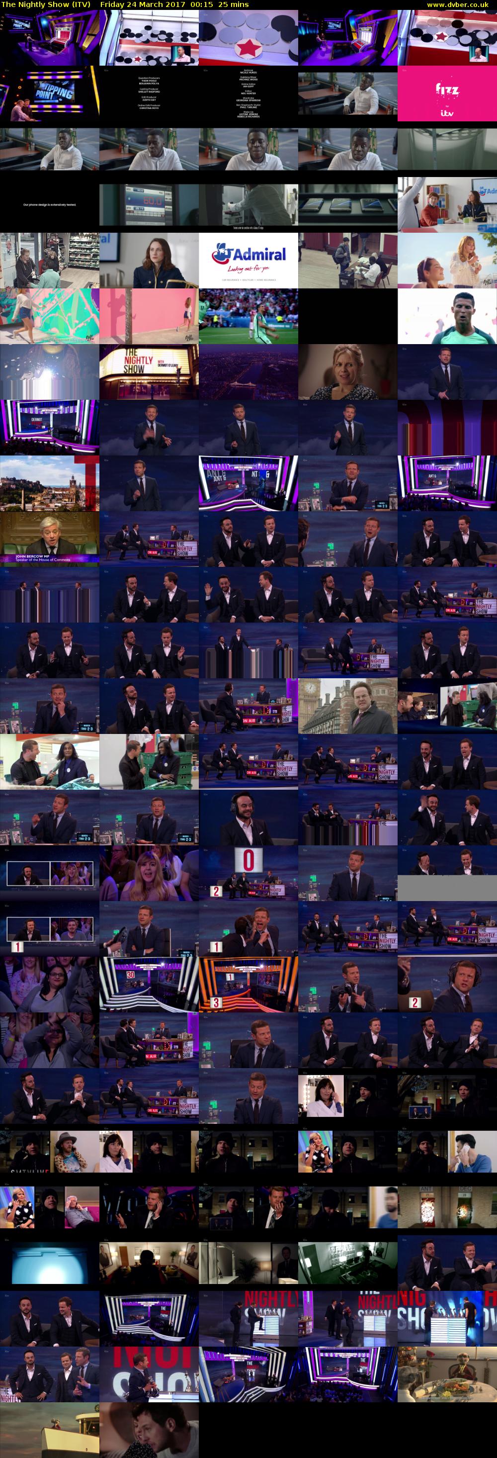 The Nightly Show (ITV) Friday 24 March 2017 00:15 - 00:40