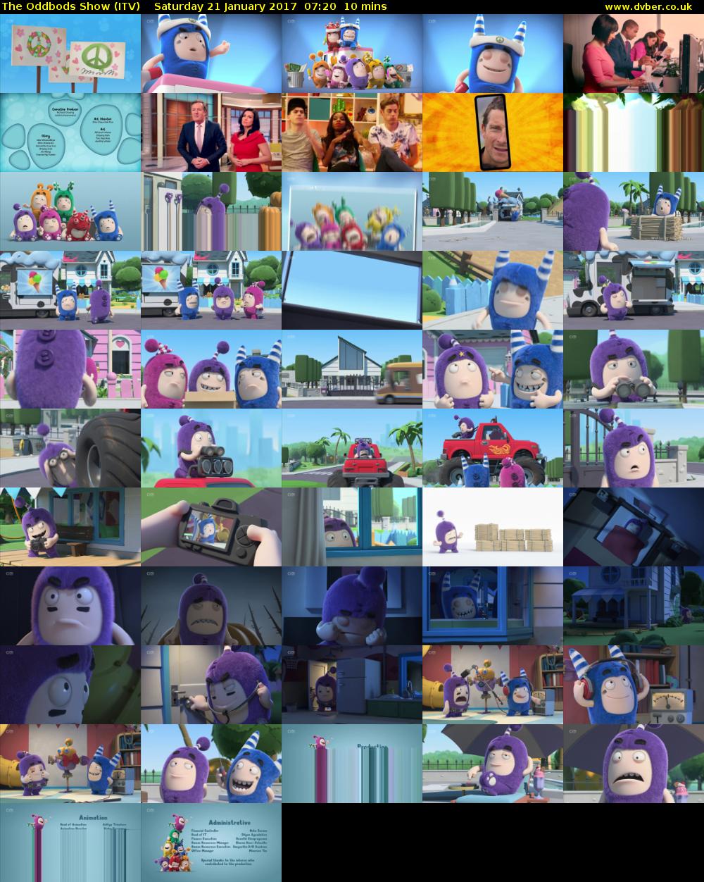 The Oddbods Show (ITV) Saturday 21 January 2017 07:20 - 07:30