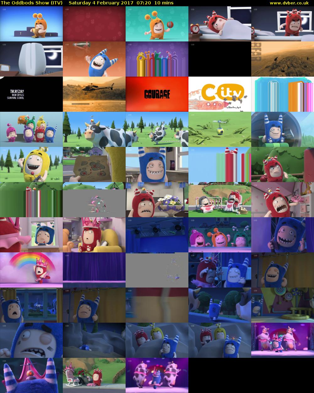 The Oddbods Show (ITV) Saturday 4 February 2017 07:20 - 07:30