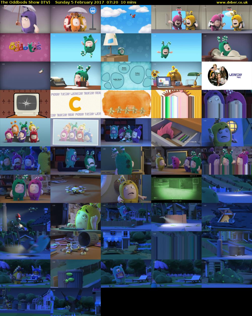 The Oddbods Show (ITV) Sunday 5 February 2017 07:20 - 07:30
