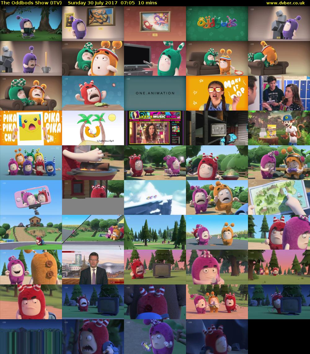The Oddbods Show (ITV) Sunday 30 July 2017 07:05 - 07:15
