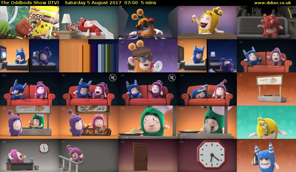 The Oddbods Show (ITV) Saturday 5 August 2017 07:00 - 07:05