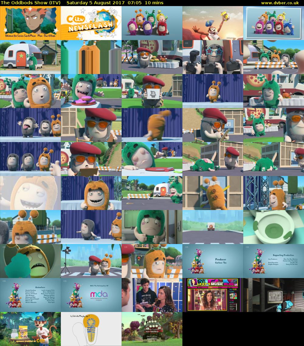 The Oddbods Show (ITV) Saturday 5 August 2017 07:05 - 07:15