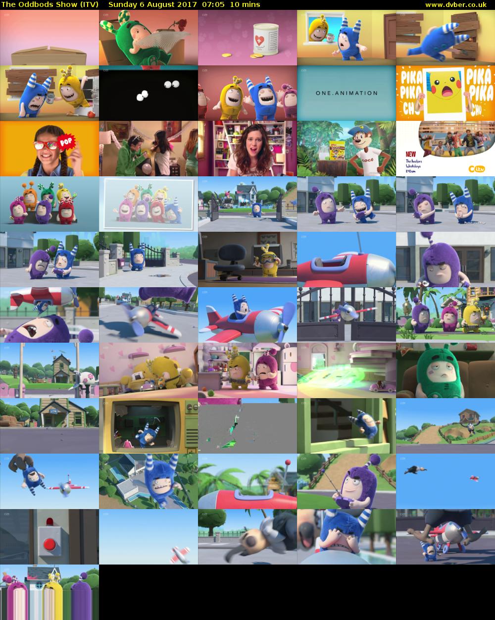 The Oddbods Show (ITV) Sunday 6 August 2017 07:05 - 07:15