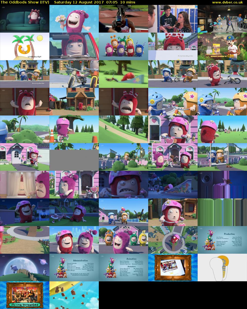 The Oddbods Show (ITV) Saturday 12 August 2017 07:05 - 07:15