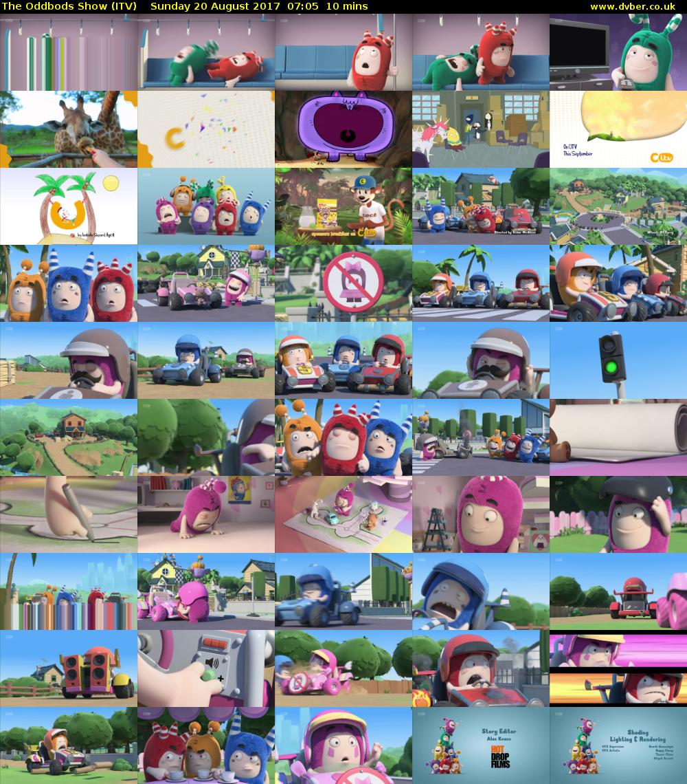 The Oddbods Show (ITV) Sunday 20 August 2017 07:05 - 07:15