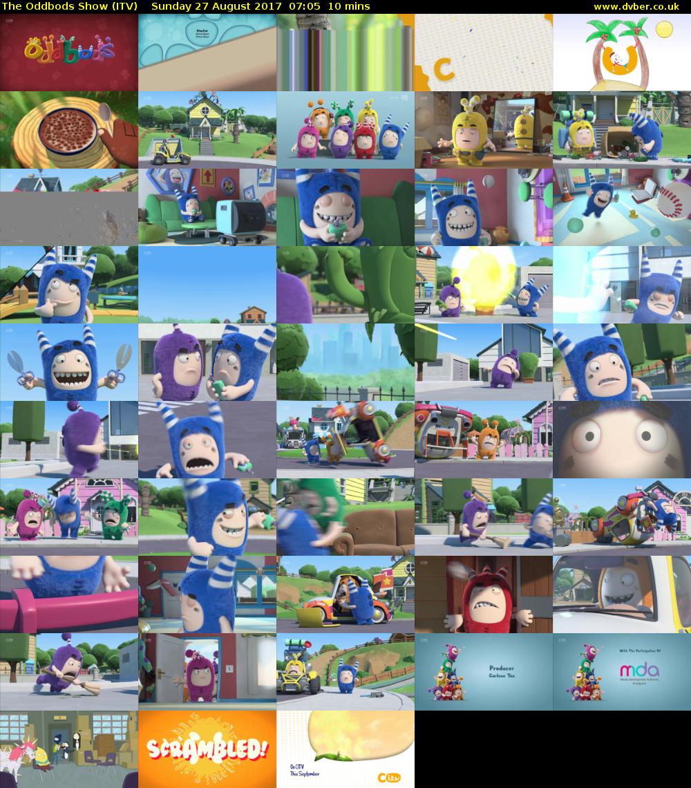 The Oddbods Show (ITV) Sunday 27 August 2017 07:05 - 07:15
