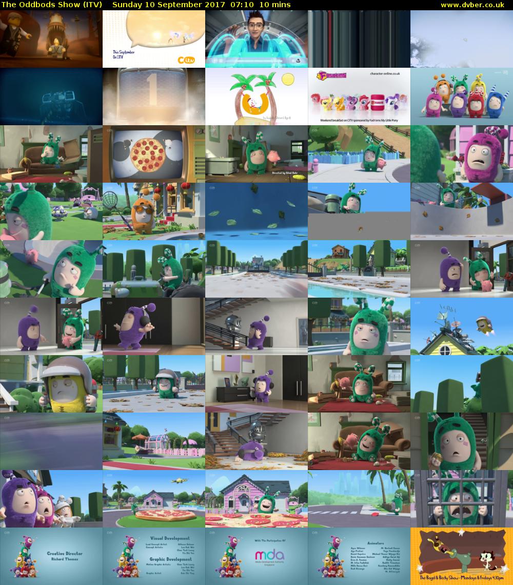 The Oddbods Show (ITV) Sunday 10 September 2017 07:10 - 07:20