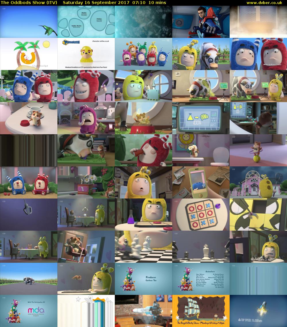The Oddbods Show (ITV) Saturday 16 September 2017 07:10 - 07:20