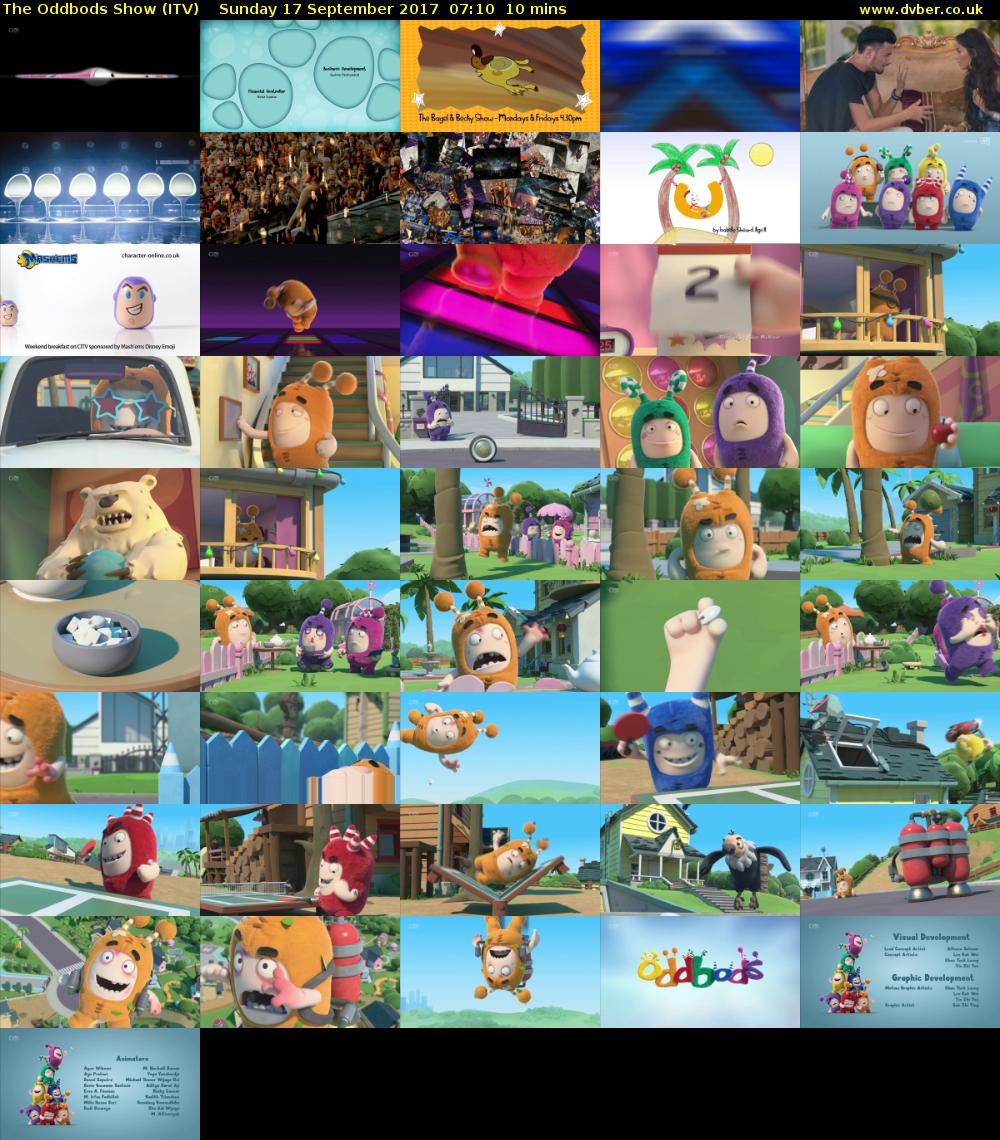 The Oddbods Show (ITV) Sunday 17 September 2017 07:10 - 07:20