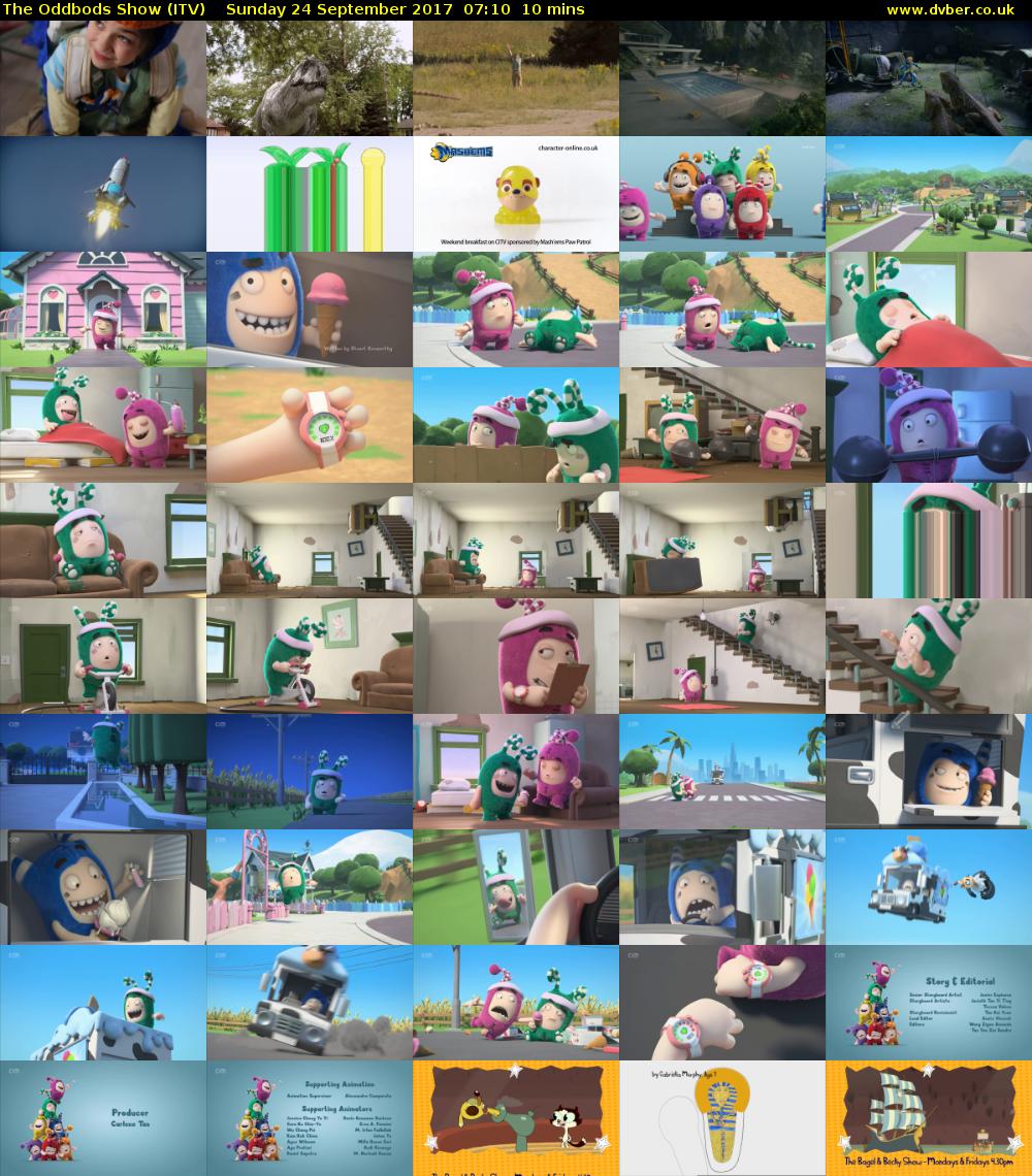 The Oddbods Show (ITV) Sunday 24 September 2017 07:10 - 07:20