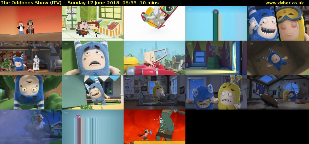 The Oddbods Show (ITV) Sunday 17 June 2018 06:55 - 07:05