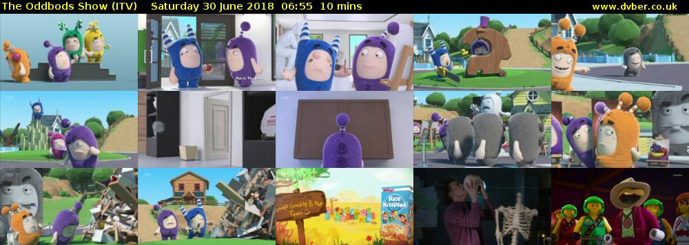 The Oddbods Show (ITV) Saturday 30 June 2018 06:55 - 07:05