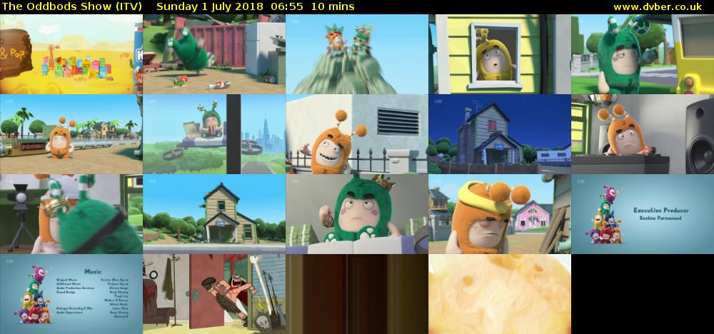 The Oddbods Show (ITV) Sunday 1 July 2018 06:55 - 07:05
