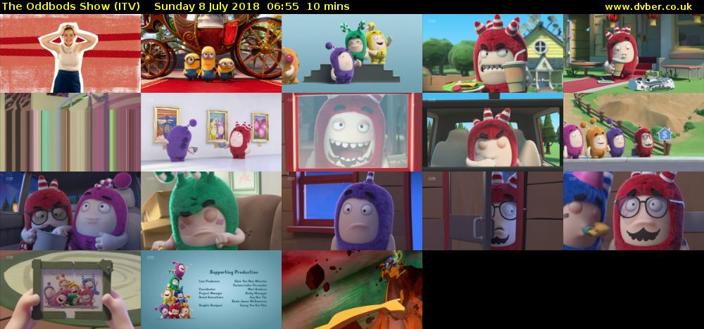 The Oddbods Show (ITV) Sunday 8 July 2018 06:55 - 07:05