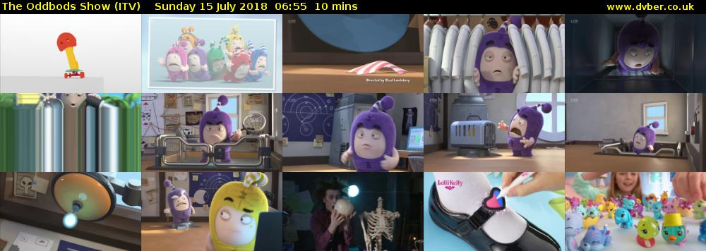 The Oddbods Show (ITV) Sunday 15 July 2018 06:55 - 07:05
