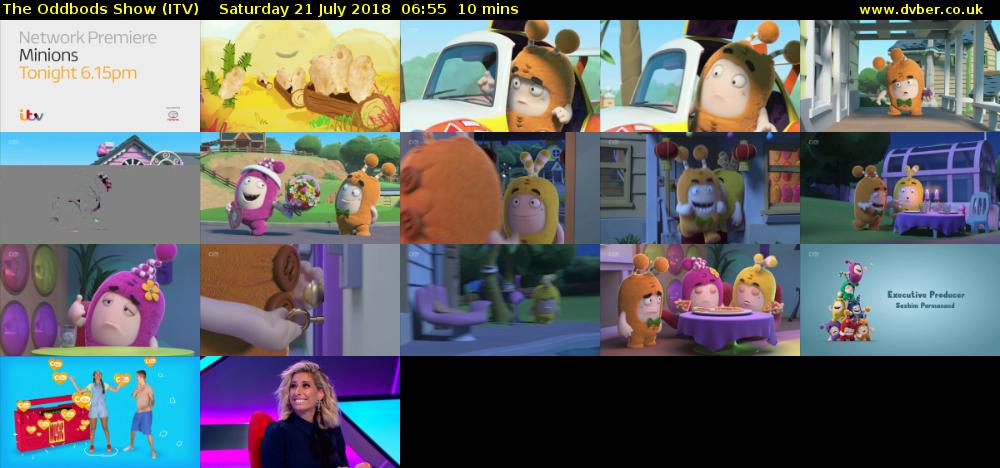 The Oddbods Show (ITV) Saturday 21 July 2018 06:55 - 07:05