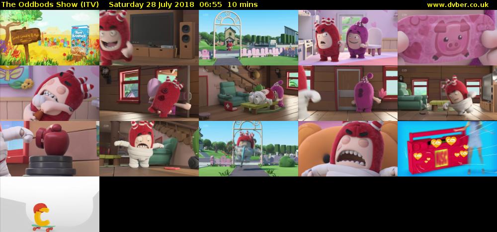 The Oddbods Show (ITV) Saturday 28 July 2018 06:55 - 07:05