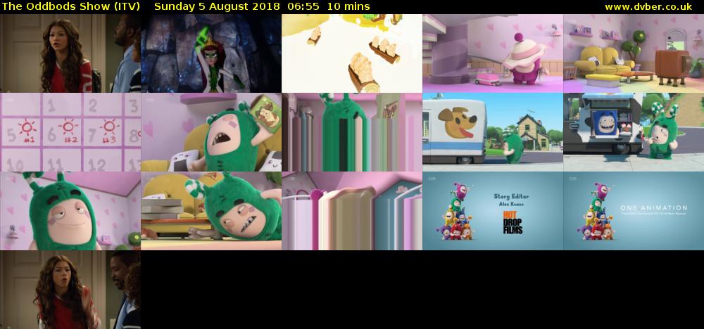 The Oddbods Show (ITV) Sunday 5 August 2018 06:55 - 07:05