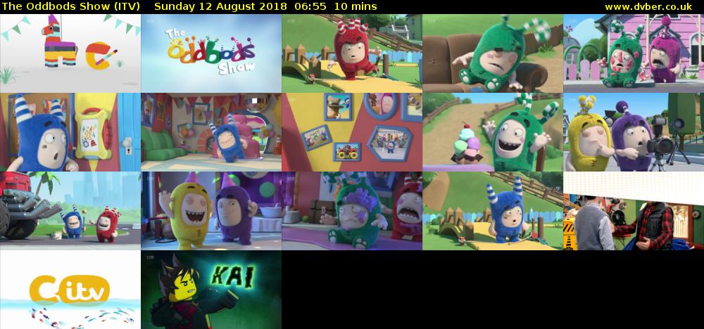 The Oddbods Show (ITV) Sunday 12 August 2018 06:55 - 07:05