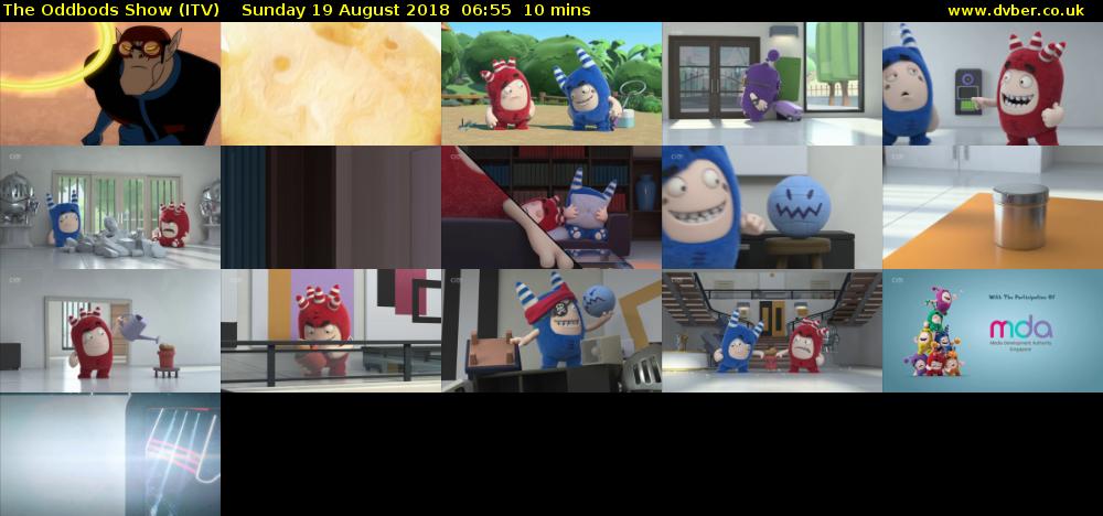 The Oddbods Show (ITV) Sunday 19 August 2018 06:55 - 07:05