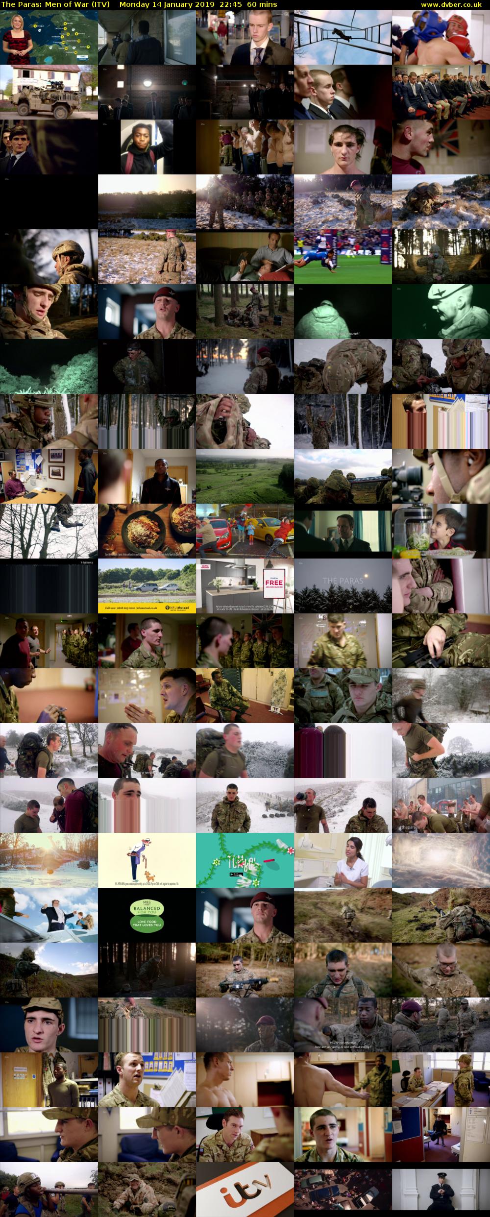 The Paras: Men of War (ITV) Monday 14 January 2019 22:45 - 23:45