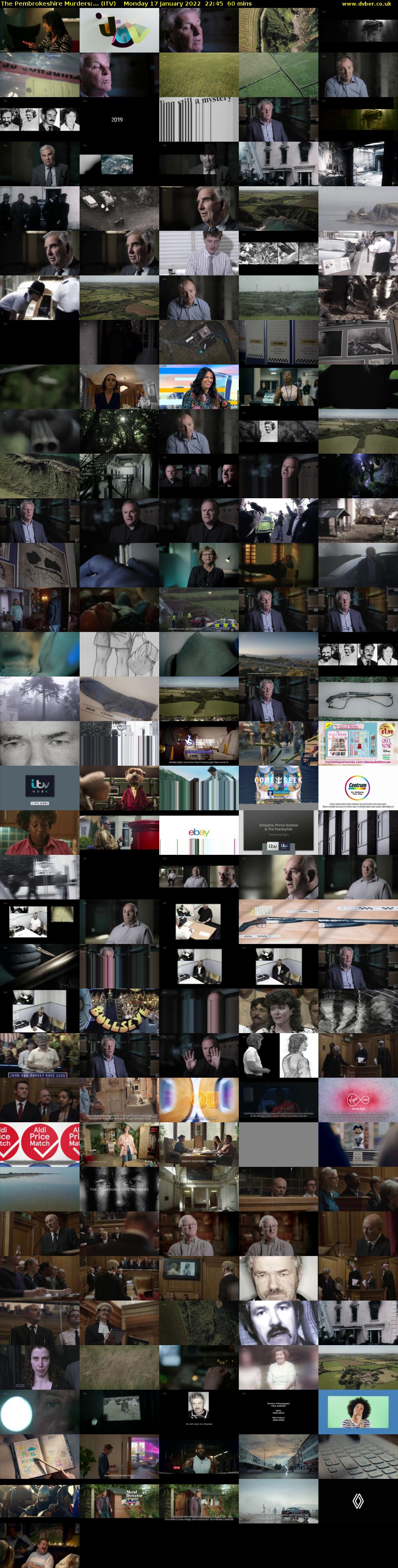 The Pembrokeshire Murders:... (ITV) Monday 17 January 2022 22:45 - 23:45