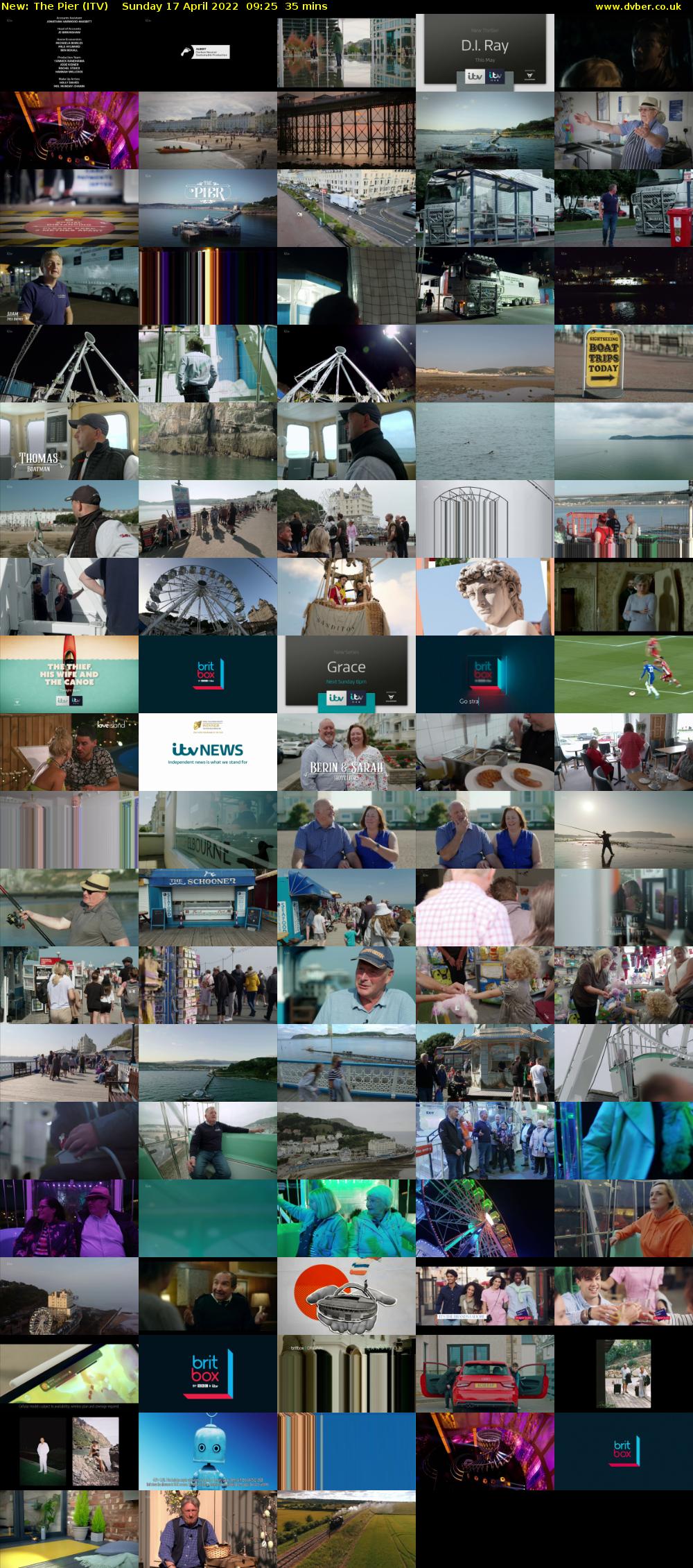 The Pier (ITV) Sunday 17 April 2022 09:25 - 10:00