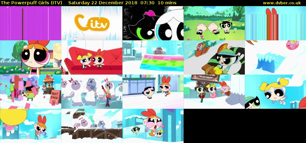 The Powerpuff Girls (ITV) Saturday 22 December 2018 07:30 - 07:40