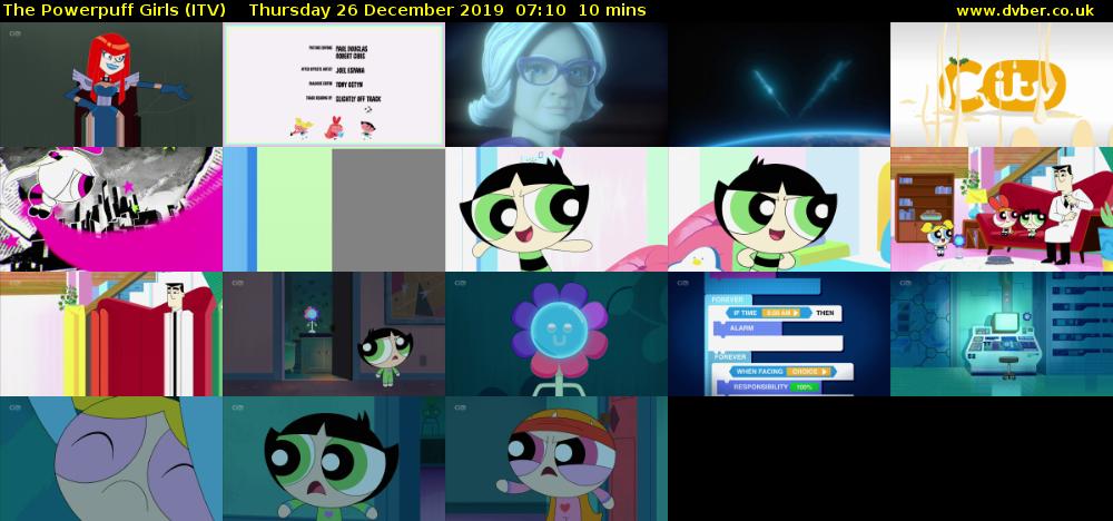 The Powerpuff Girls (ITV) Thursday 26 December 2019 07:10 - 07:20