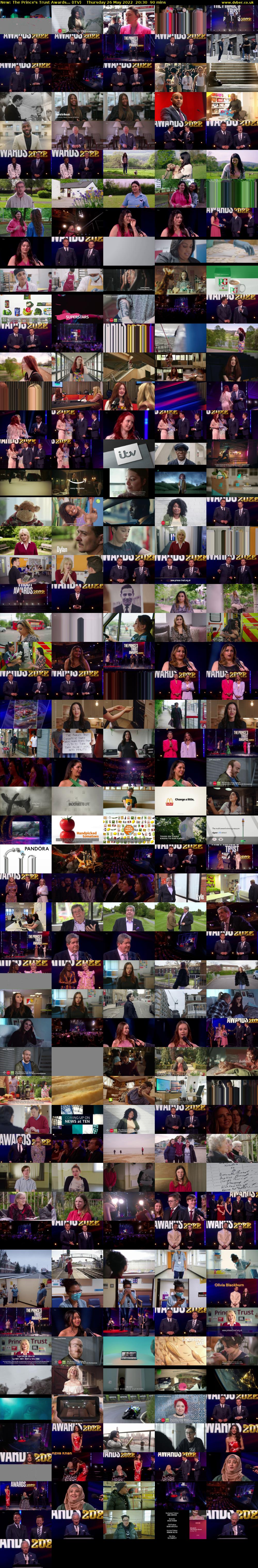The Prince's Trust Awards... (ITV) Thursday 26 May 2022 20:30 - 22:00