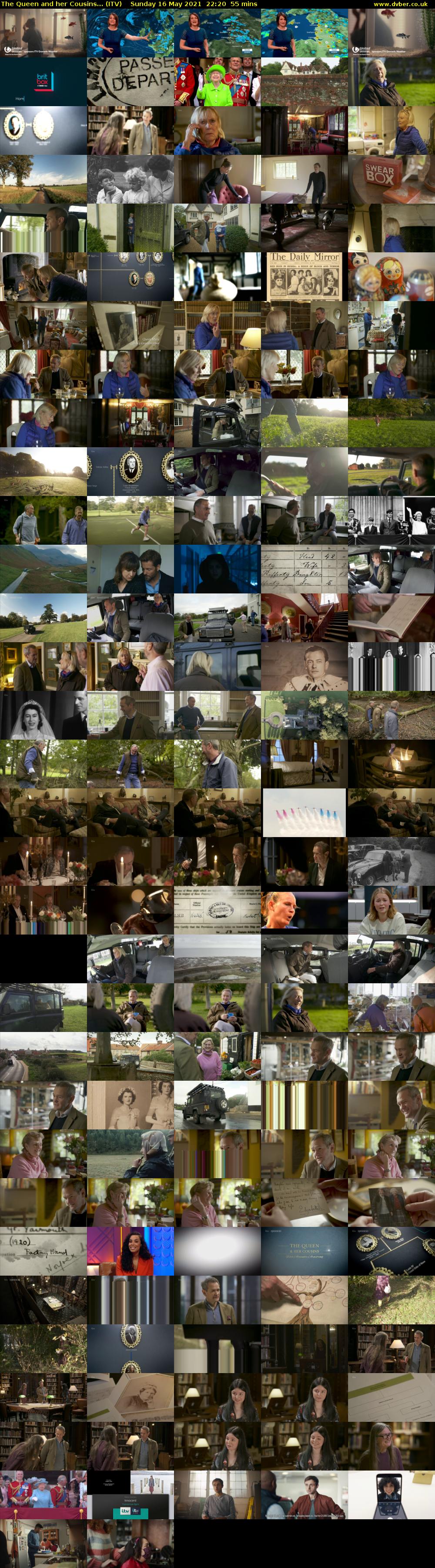 The Queen and her Cousins... (ITV) Sunday 16 May 2021 22:20 - 23:15