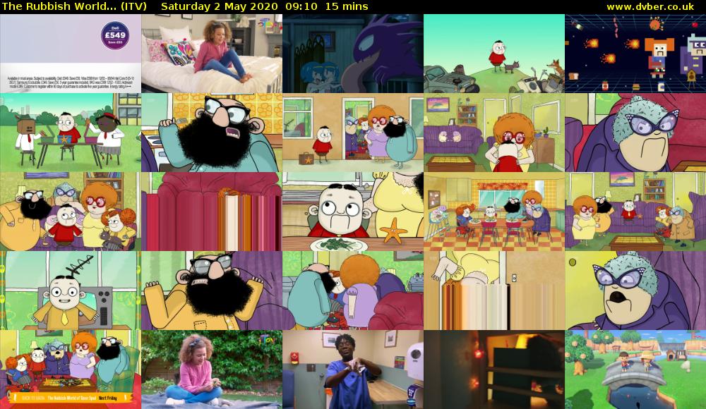 The Rubbish World... (ITV) Saturday 2 May 2020 09:10 - 09:25
