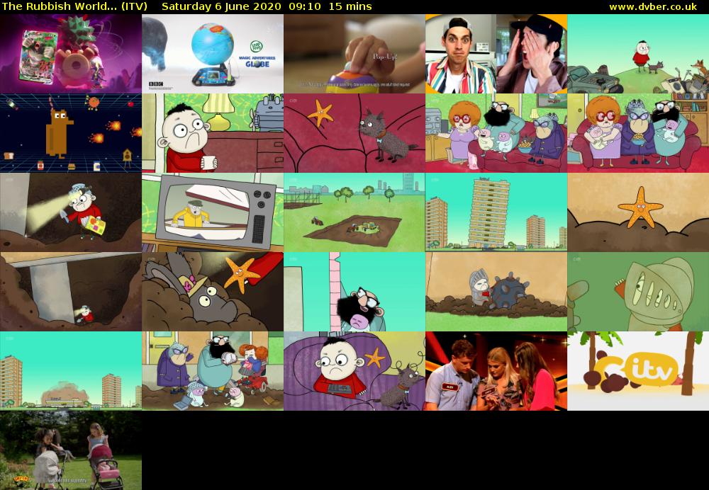 The Rubbish World... (ITV) Saturday 6 June 2020 09:10 - 09:25