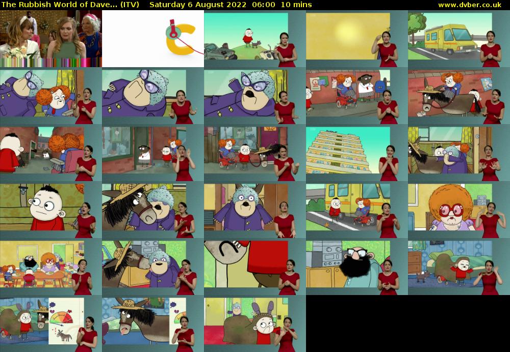 The Rubbish World of Dave... (ITV) Saturday 6 August 2022 06:00 - 06:10