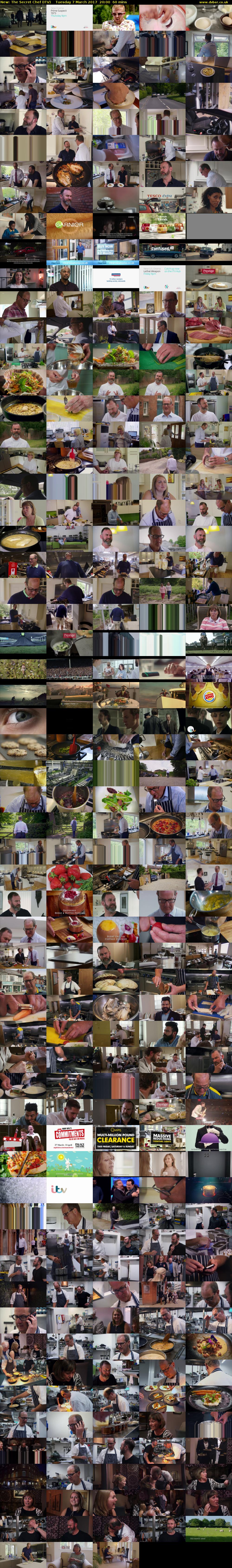 The Secret Chef (ITV) Tuesday 7 March 2017 20:00 - 21:00