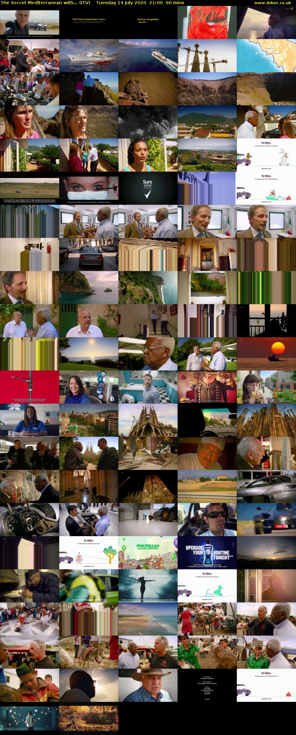 The Secret Mediterranean with... (ITV) Tuesday 14 July 2020 21:00 - 22:00