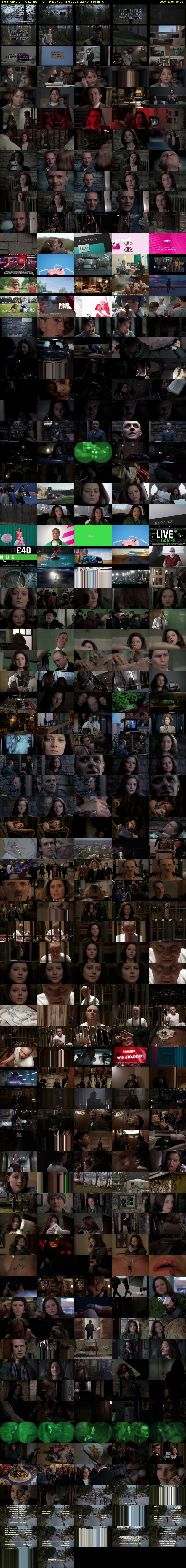 The Silence of the Lambs (ITV) Friday 10 June 2022 22:45 - 00:50
