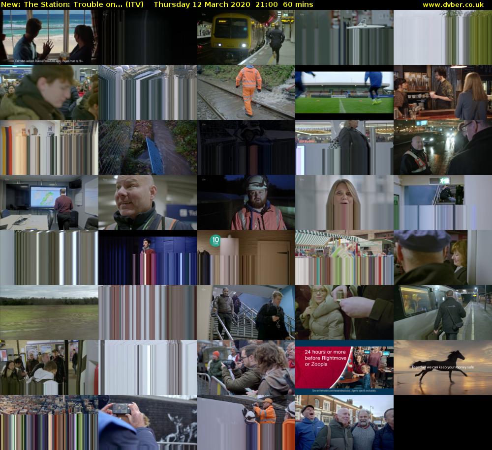 The Station: Trouble on... (ITV) Thursday 12 March 2020 21:00 - 22:00