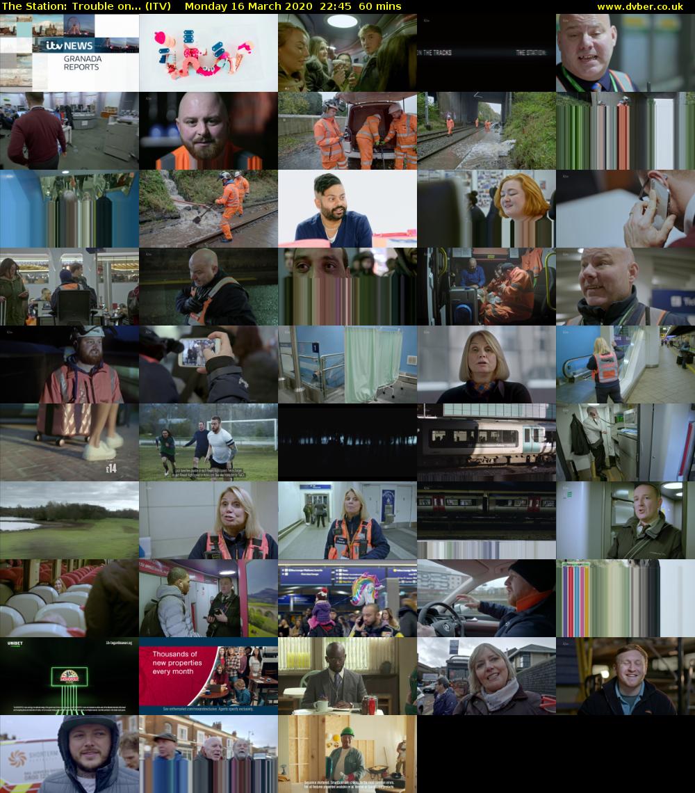 The Station: Trouble on... (ITV) Monday 16 March 2020 22:45 - 23:45