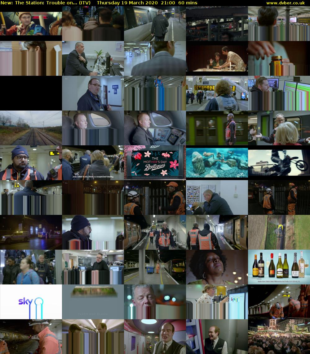 The Station: Trouble on... (ITV) Thursday 19 March 2020 21:00 - 22:00