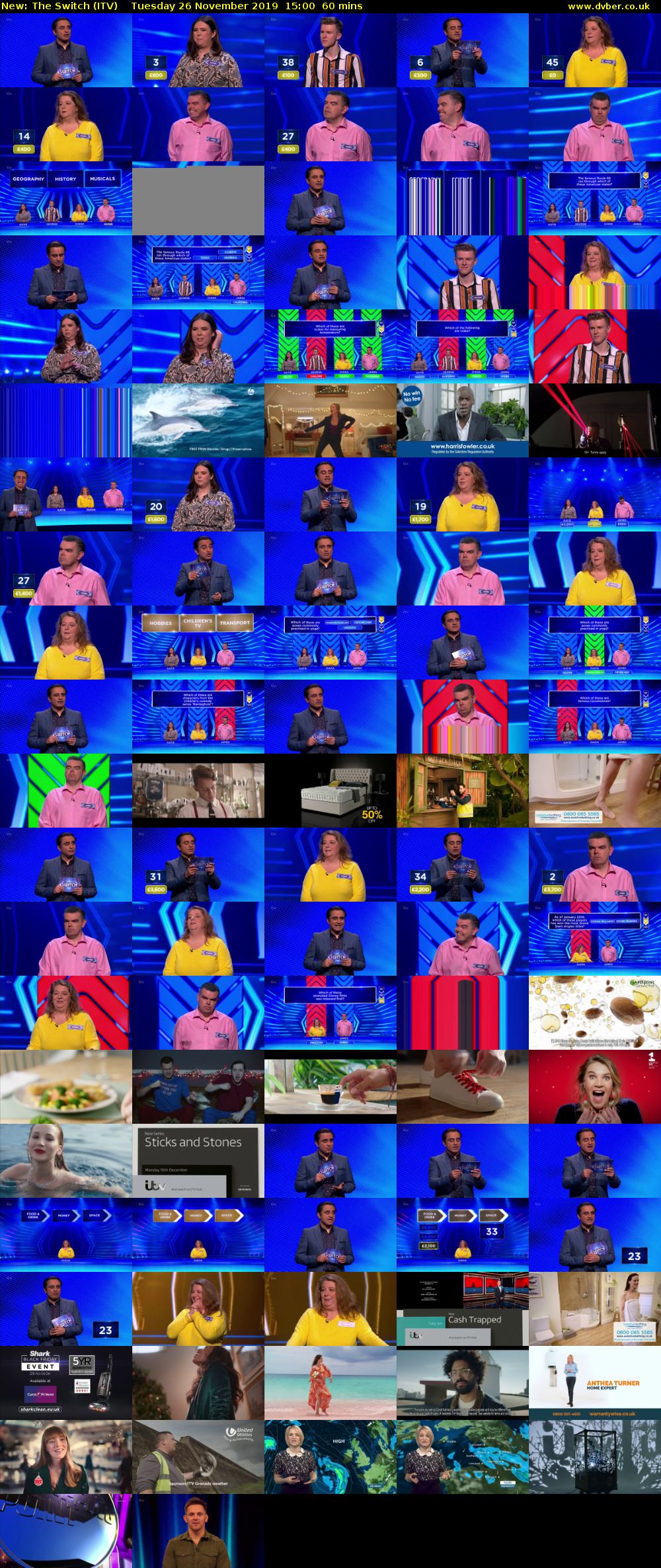 The Switch (ITV) Tuesday 26 November 2019 15:00 - 16:00