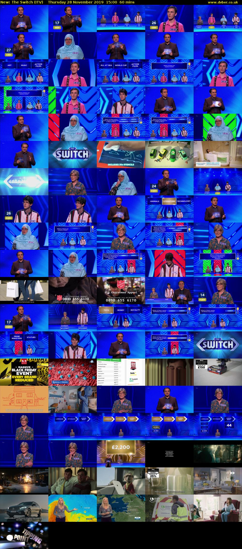 The Switch (ITV) Thursday 28 November 2019 15:00 - 16:00
