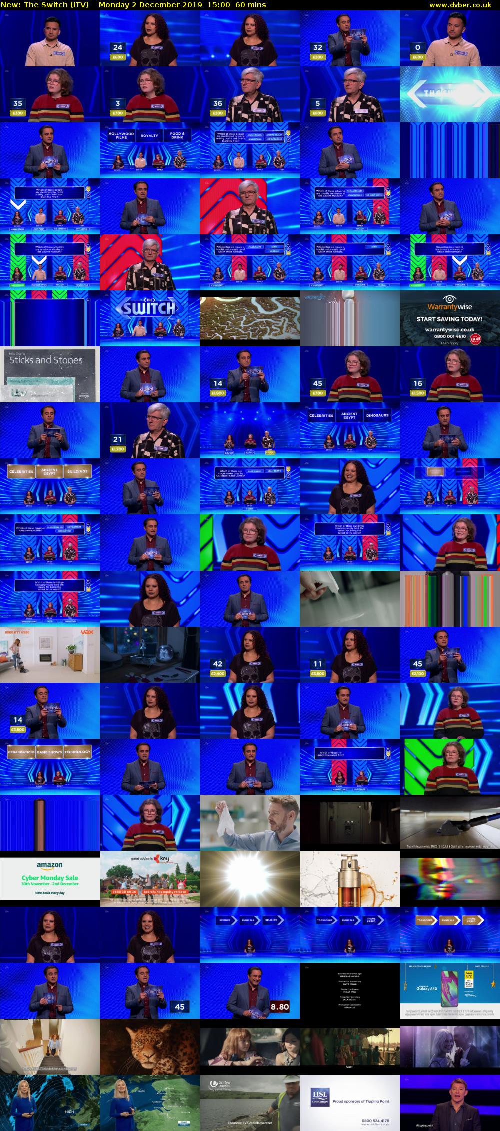 The Switch (ITV) Monday 2 December 2019 15:00 - 16:00