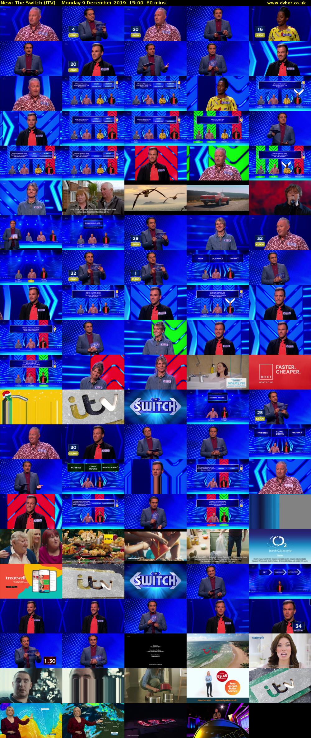 The Switch (ITV) Monday 9 December 2019 15:00 - 16:00