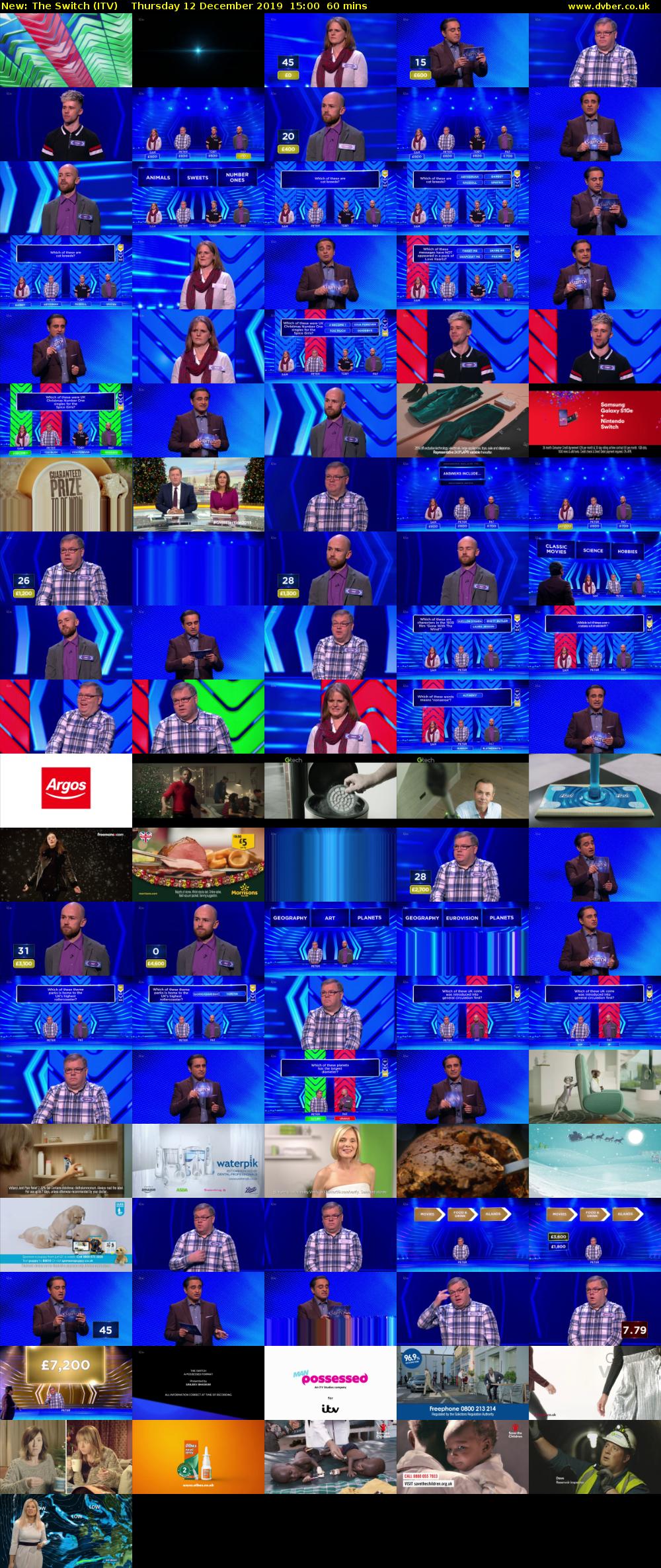 The Switch (ITV) Thursday 12 December 2019 15:00 - 16:00