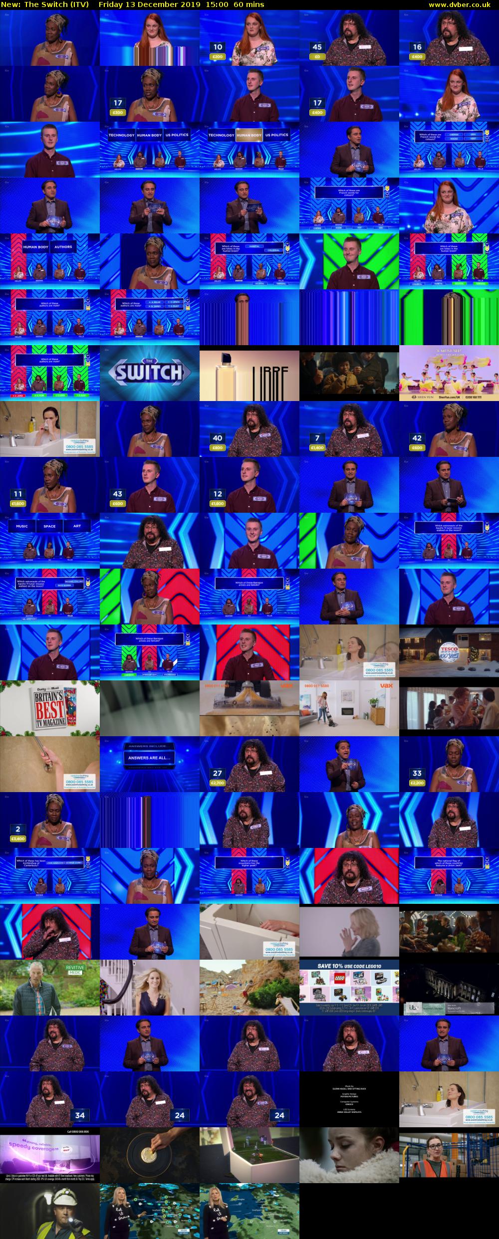 The Switch (ITV) Friday 13 December 2019 15:00 - 16:00