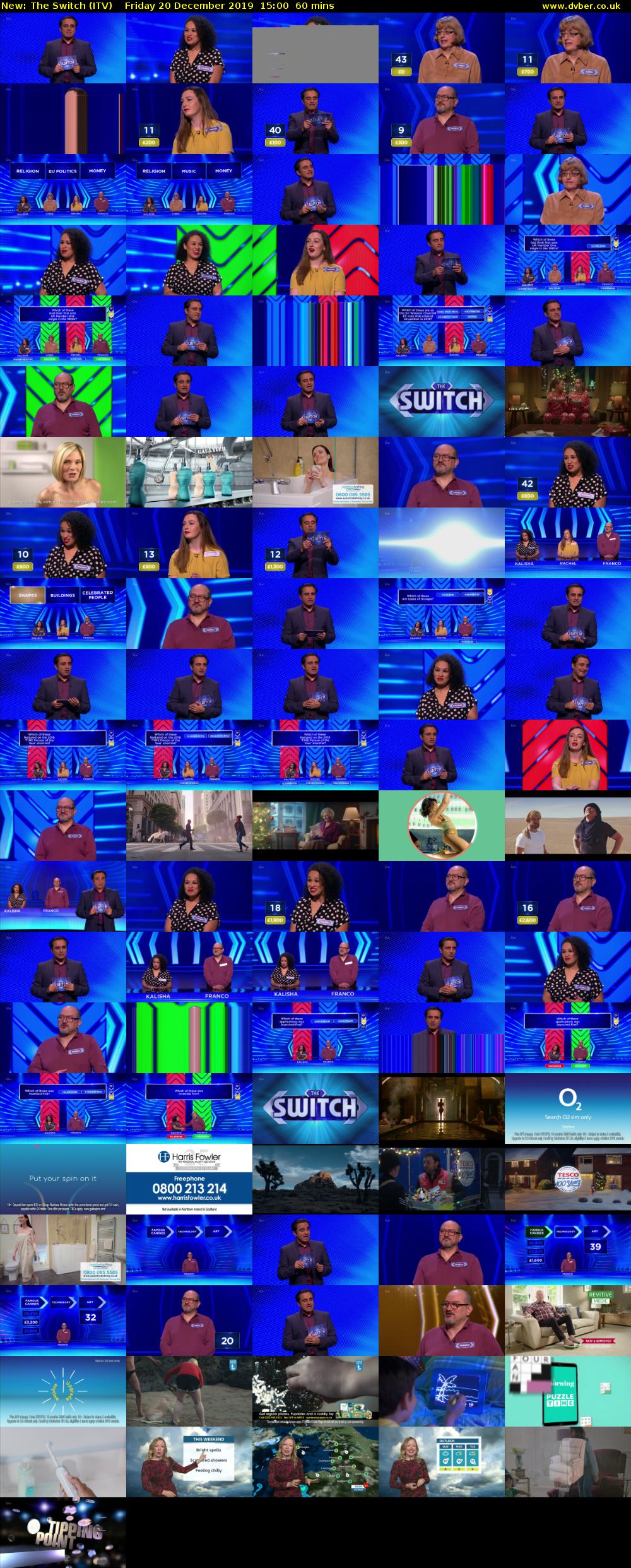 The Switch (ITV) Friday 20 December 2019 15:00 - 16:00